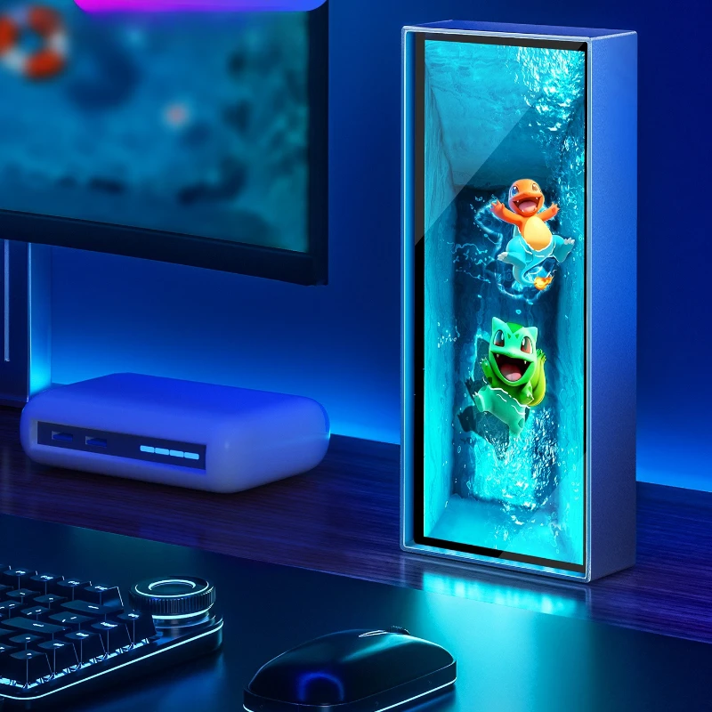 

Electronic clock, e-sports table, atmosphere decoration ornament, custom creative dial, smart electric light