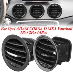 For Opel ADAM CORSA D MK3 Vauxhall New A/C Air Vent Cover Outlet Grille Black/Chrome 13417363 2201099 13365420