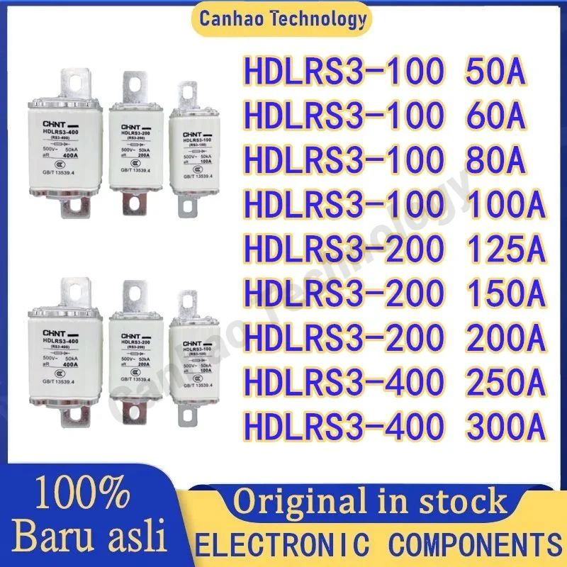 HDLRS3-100 50A 60A 80A 100A HDLRS3-200 125A 150A 200A HDLRS3-400 250A 300A