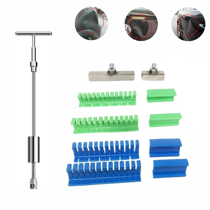 

Car Body Slide Hammer Paintless Dent Repair Tools Puller Lifter Hail Removal Kit