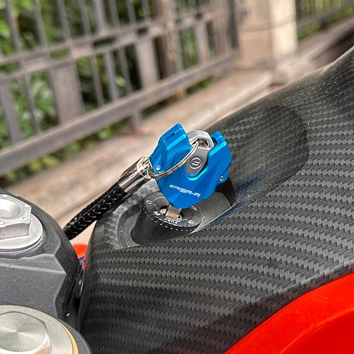 Imagen 2 del producto Para CFMOTO CF 675SR 675SR 675sr-r 675 SR-R SS 2024-2025 + accesorios motocicleta CNC llavero carcasa y llavero