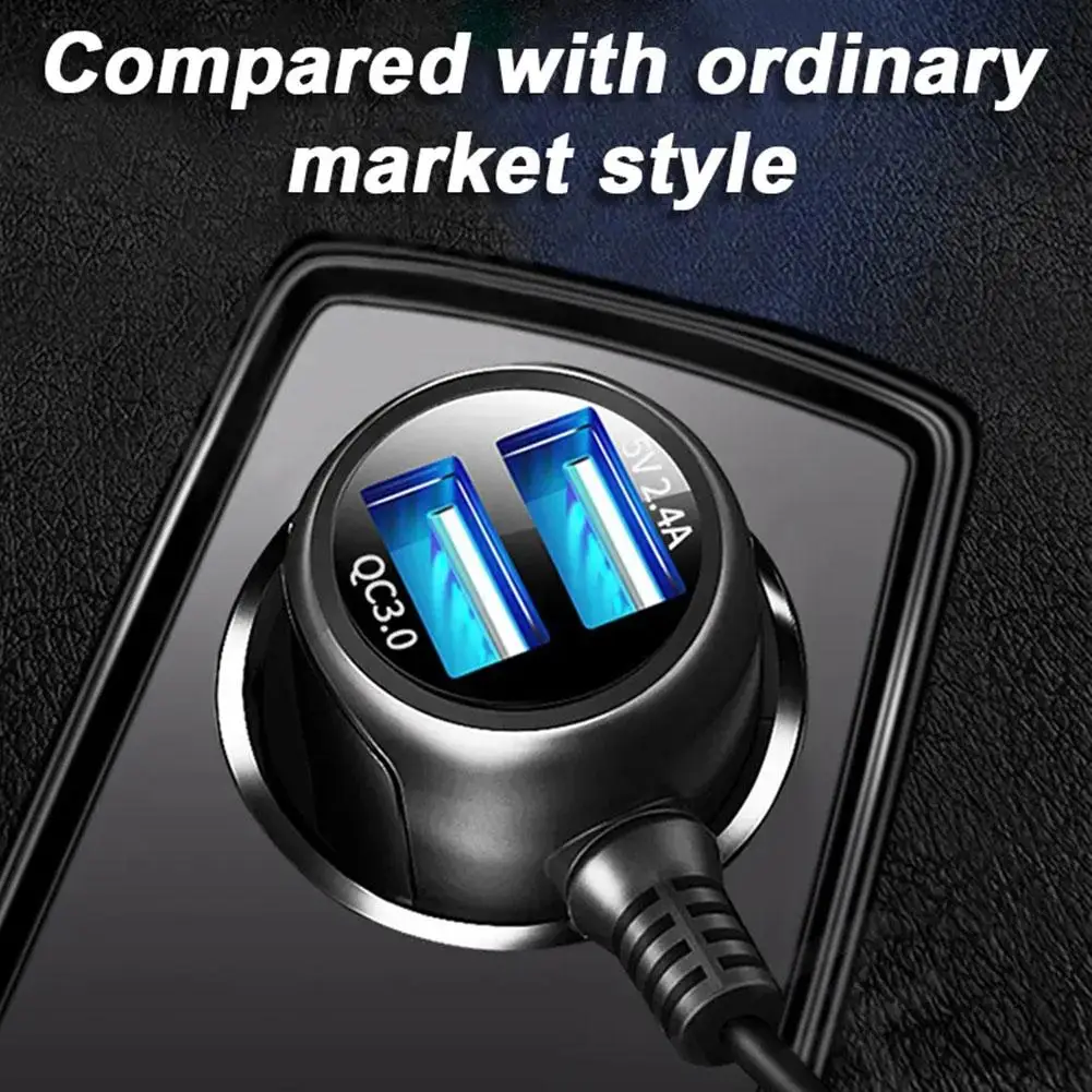 

DVR Charging Cable Dash Cam Car Charger Mini USB Cable Micro USB 11.5ft Power Cord Supply 12-24V Car Charger For DVR Camera G4P2