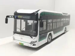 Shanghai Vientiane Jiushi Pudong bus No. 875 No. 980 White King Kong model toy 1:43