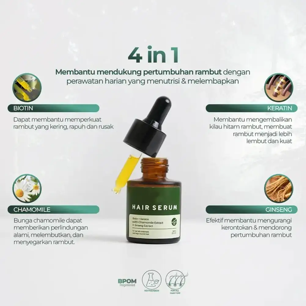 

20ml Nourishing Serum Scalp Treatment Repair Frizz Smoothing Hair Straightening Serum Rosemary Essentiall Hair Oil