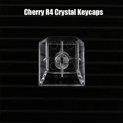 Gamer Mechanical Keyboard Crystal Keycaps PC Material MX Switch Tester Cherry R4 Height ESC Clear Keycap Backlit Transparent RGB
