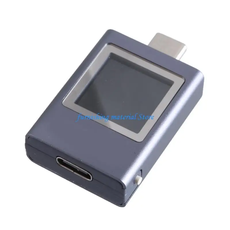 

Y5GD USB C Tester Power Meter 0-50V 0-6A Digital Multimeter USB C Interfaces