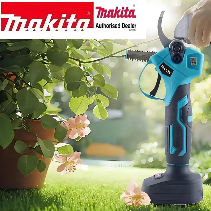 

Бесщеточные электрические секаторы Makita, садовый инструмент, аккумуляторные электрические садовые ножницы, фруктовое дерево для 18 В, аккумуляторный резак для ветвей