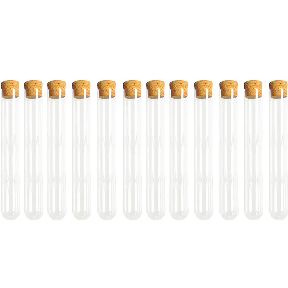 30pcs Transparent Cylinder Party Test Tube Tubes With Cork Lidsing Tube Tubes Tubes With Cork Stoppers 13x78mm For Jewelry