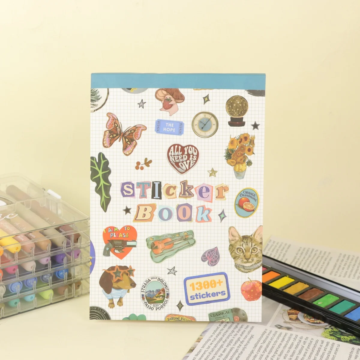 

Sticker Book-DIY Scrapbooking Journaling Handbook Decoration