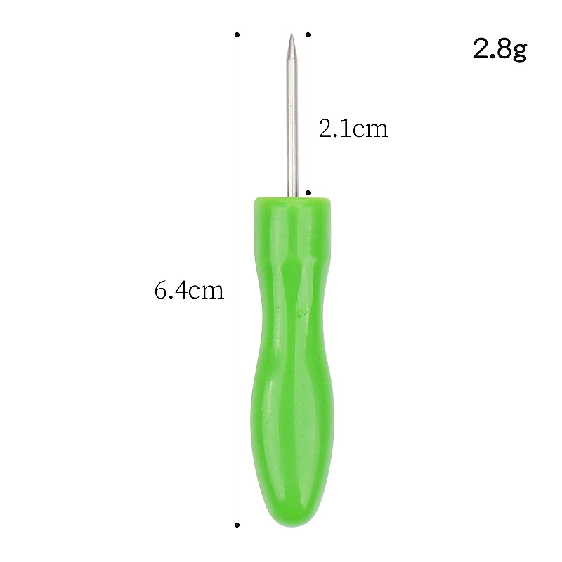 Mini Colorful Small Awl Handle Plastic Awl Pick Needle Thousand Piece Blunt Head Awl Handmade DIY Clay Tool Wholesale