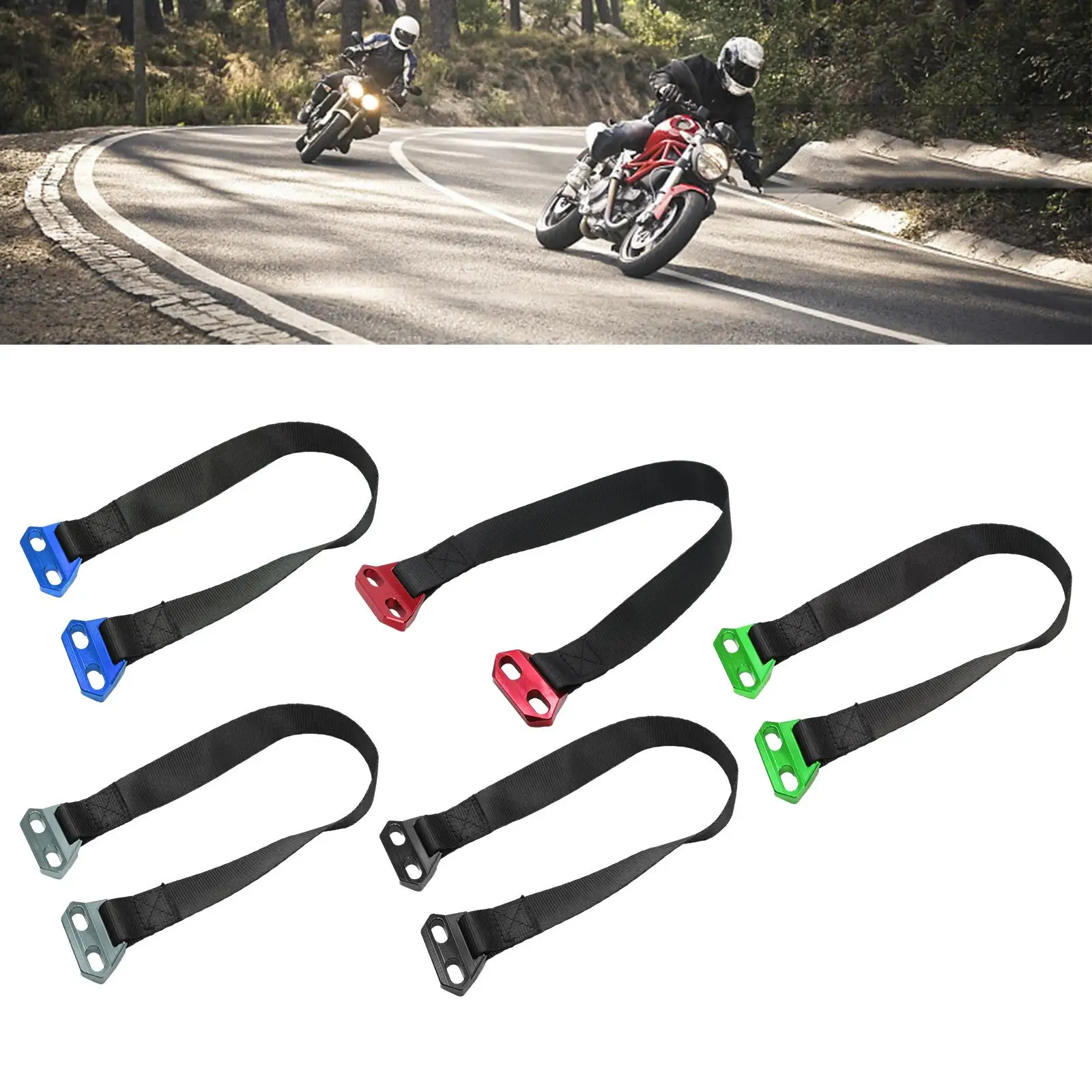 Motorcycle Rescue Pulling Belts Metal for Motocross Vehicles Dirt Bikes