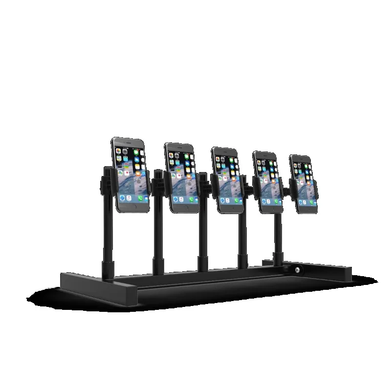 DVHZ multi-mobile phone live broadcast bracket multi-position display bracket Douyin Kuaishou shooting desktop support rack