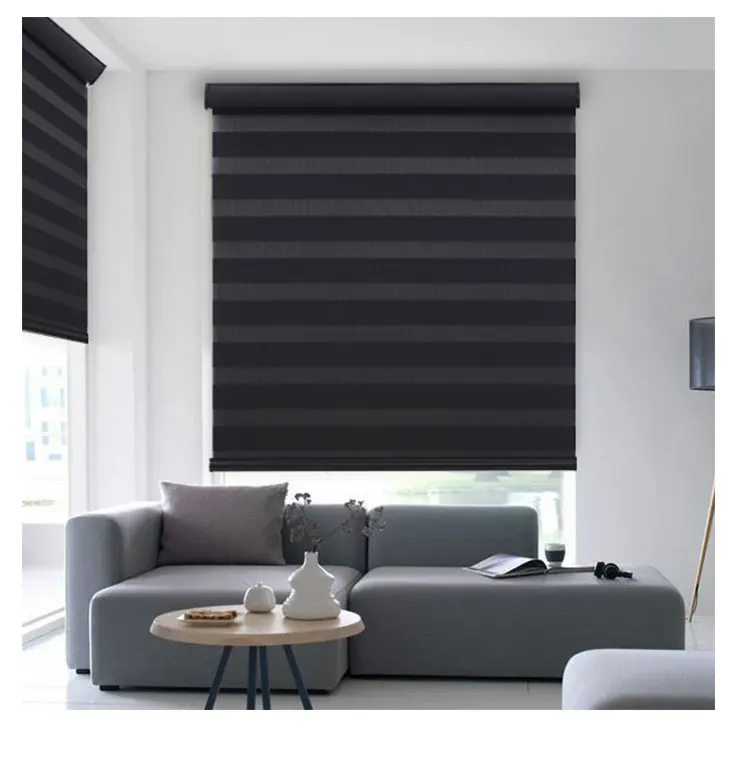 High end automatic roller blinds decorative shades for window indoor fabric roller blinds