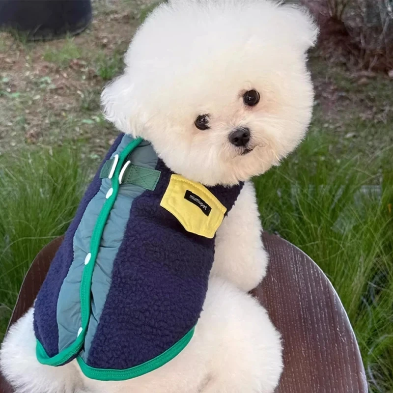 Autumn Winter Pet Clothes Fleece Dogs & Cats Coat Small Dog Warm Vest with D-Ring Chihuahua Yorkshire Bichon Outfit Clothing