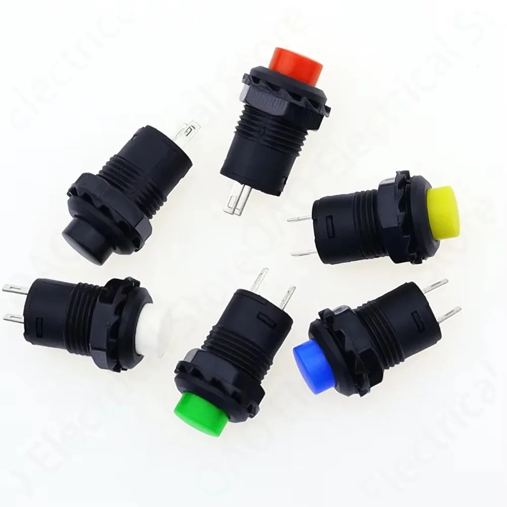 

10 Uds DS-228 interruptores botón encendido/apagado o momentáneo bloqueo l tablero l coche barco 12V DS-428