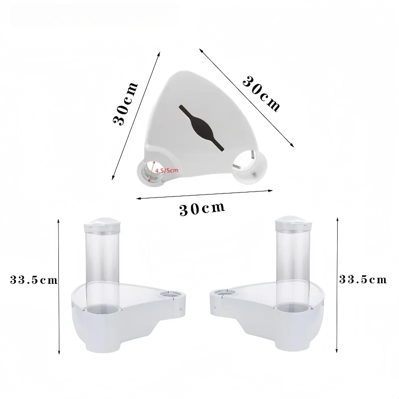 1Pcs Dental Chair Cup Holder and Tissue Box with Attachable Shelf, 3-in-1 Cup Holder, and Dental Accessories Tray