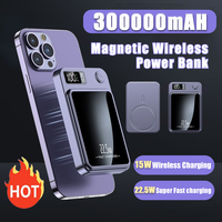 Magnetic Wireless 30000mAh Power Bank 22.5W Fast Charging External Battery Charger For Huawei Samsung iPhone PD 20W Powerbank