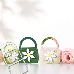 Mini Handbag Metal Cutting Dies Stencil Scrapbooking Album Paper Card Template Mold Embossing Craft Decoration