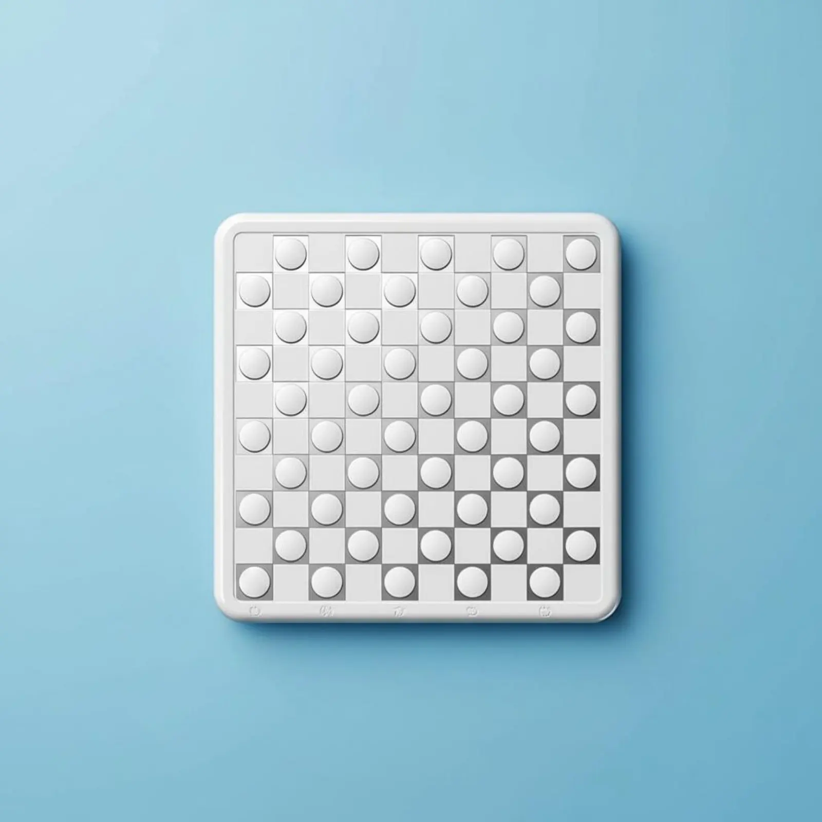 

AI Checkers Board 1 or 2 Player Modes Electronic Checkers Set Educational Toy Type-C Battery-Powered Lightweight for Children