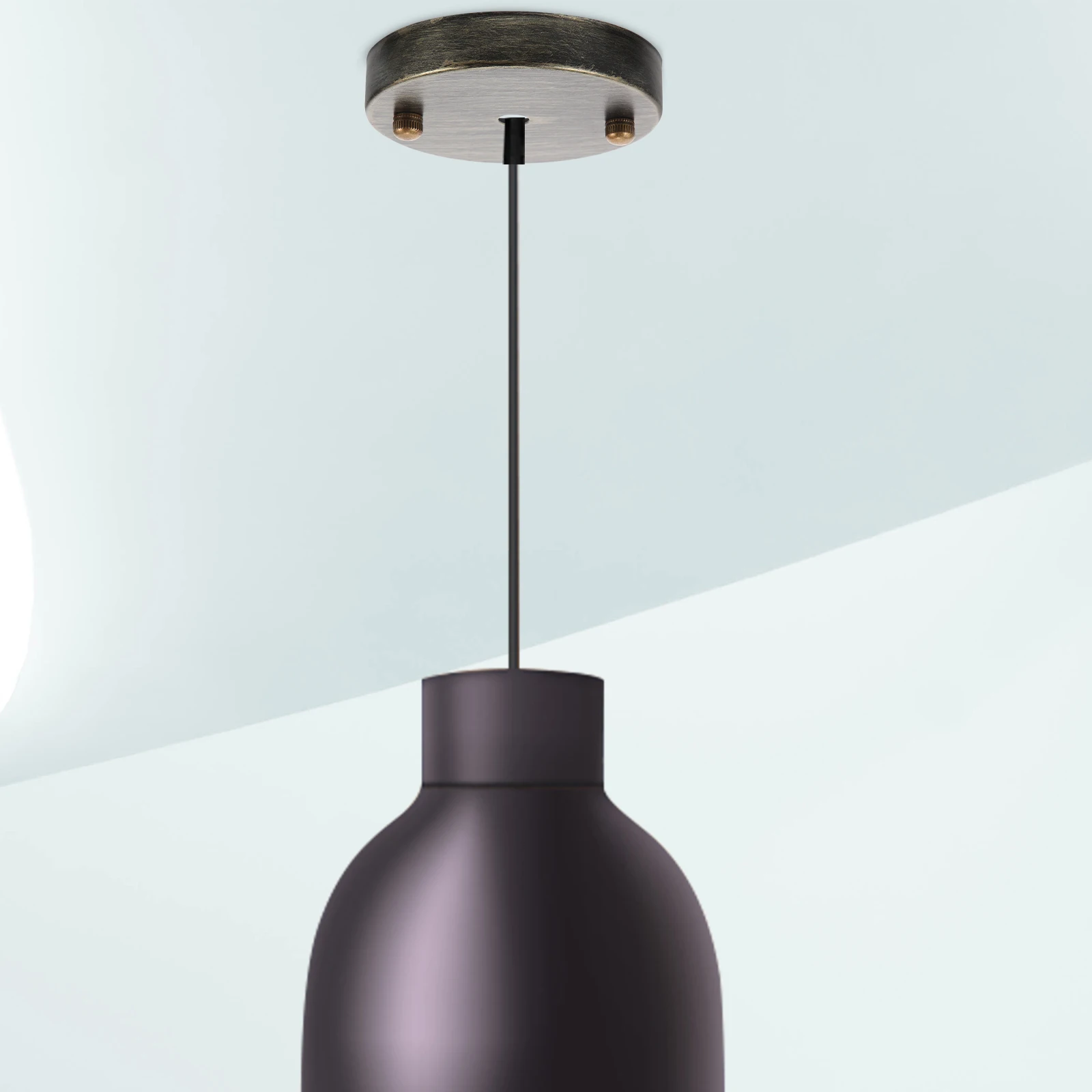 

Ceiling Lamp Cover Plate Metal Retro For Pendant Light Ceiling Fixture Mounting Bracket Decorative