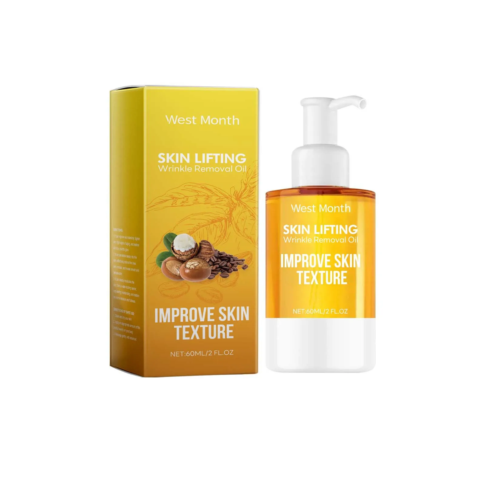 Firming Face Essential Oil Fade Fine Line Tighten Lifting Brighten Moisturizing Serum Improve Roughness Pore Shrinking Skin Care