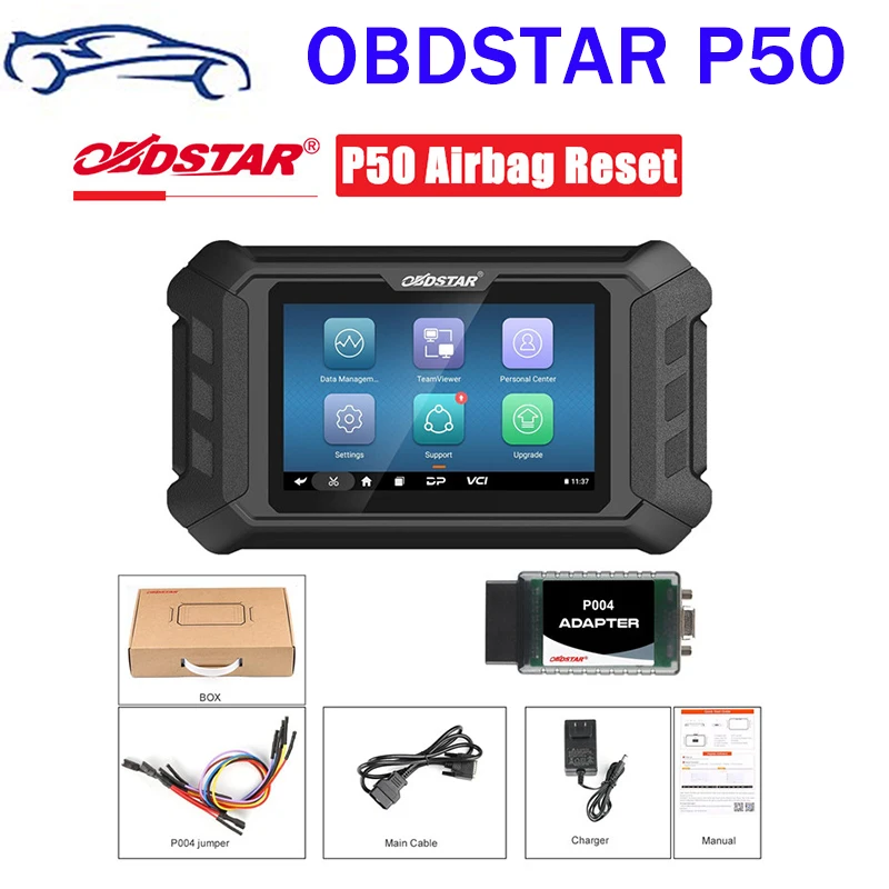 OBDSTAR P50 Airbag Reset Intelligent Airbag Reset Equipment Covers 38 Brands and Over 3000 ECU Part No.