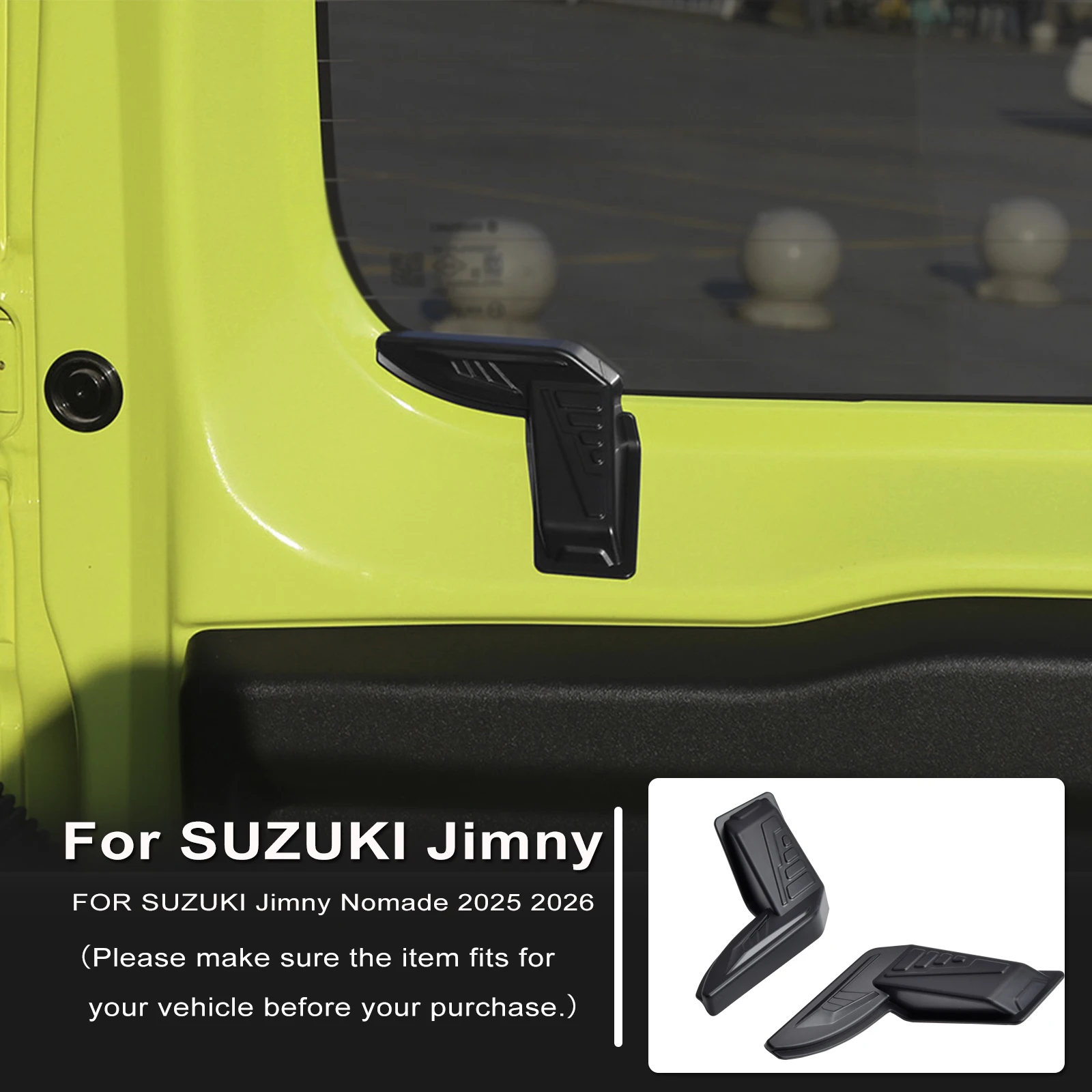 FOR SUZUKI Jimny Nomade 2025 2026 ABS Antenna Protection Cover Rear Window Heating Wire Exposed Circuit Protection Cover Trim
