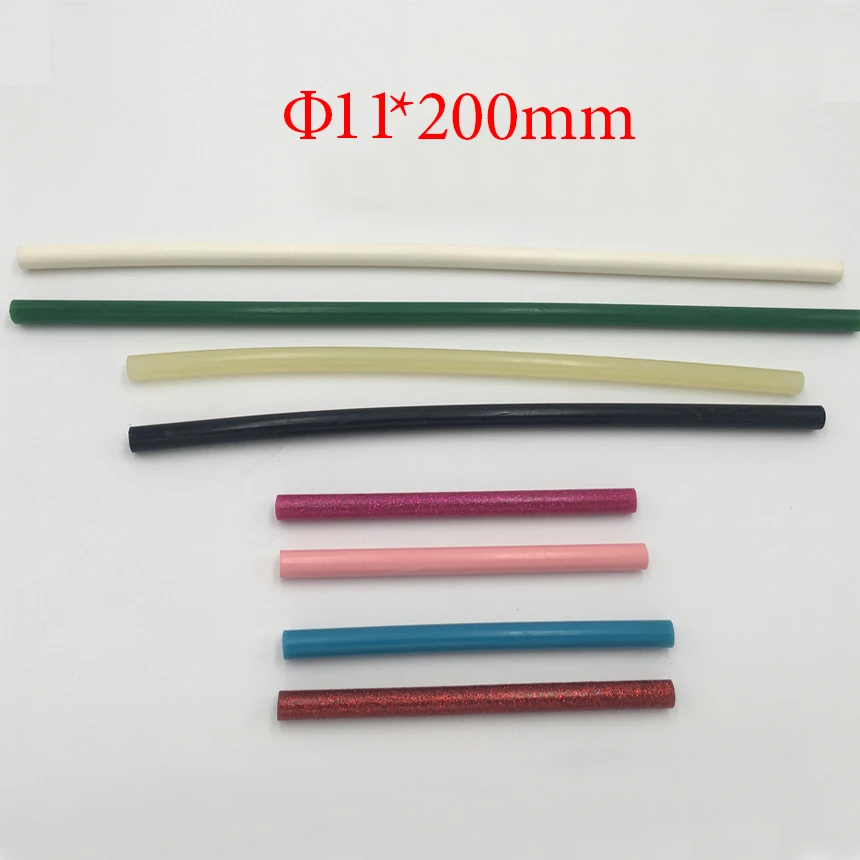 11mm 11x200mm 11*200mm Black Transparent Translucence Clear EVA Repair DIY Art Craft Gun Hot Melt Glue Adhesive Stick