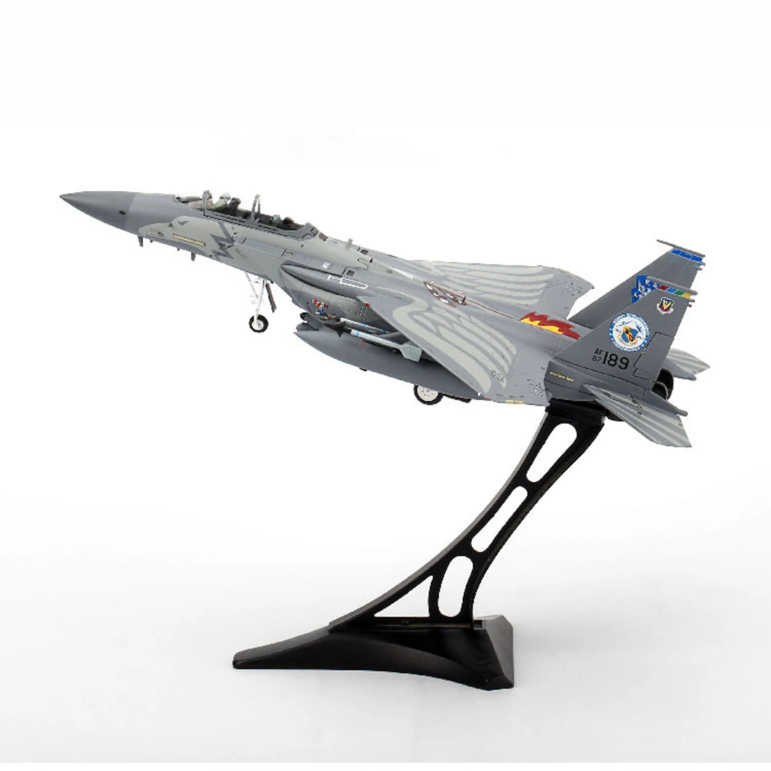 

Die cast US Air Force F-15E Attack Eagle Fighter Militarized Combat 1:72 Proportional Alloy and Plastic Simulation Men's Gift