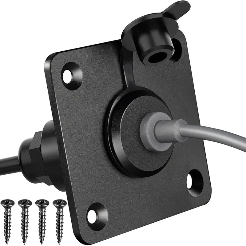 B62B-Wall Socket Straight-Through Waterproof For Starlink Mini, For Rvs Compatible- 5.5 X 2.1 Female Power Connector Port