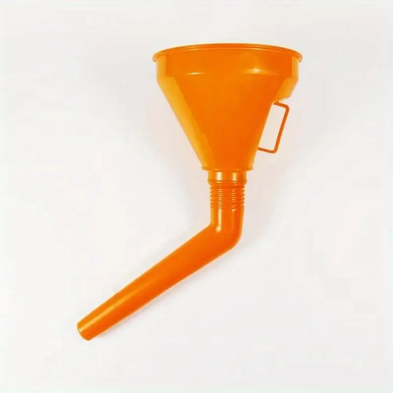 1Pc Universal Fit Plastic Gas Can Funnel with Mesh Filter Long Spout for Motorcycle Car Refueling Engine Oil Filling Tool - view 6