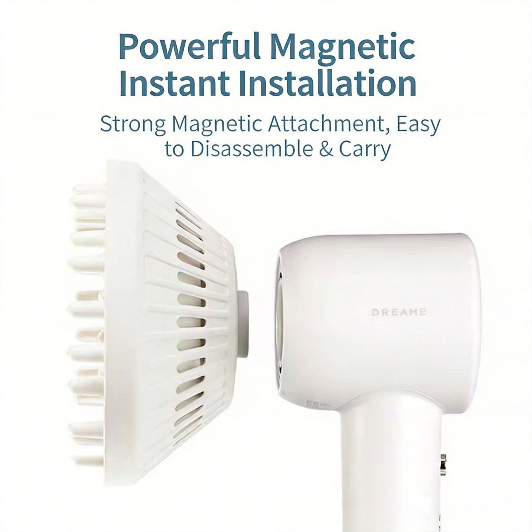 Hair Dryer With Magnetic Nozzles Diffusers - Подходит для фена Dreame G10 G20: