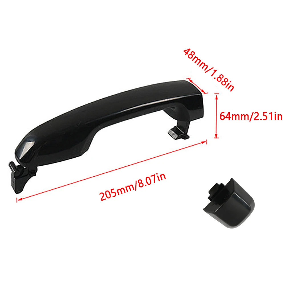 

69211-60090 Для Toyota Prado 2010-2017 Черная передняя левая/правая внешняя ручка двери 69250-60010 Аксессуары