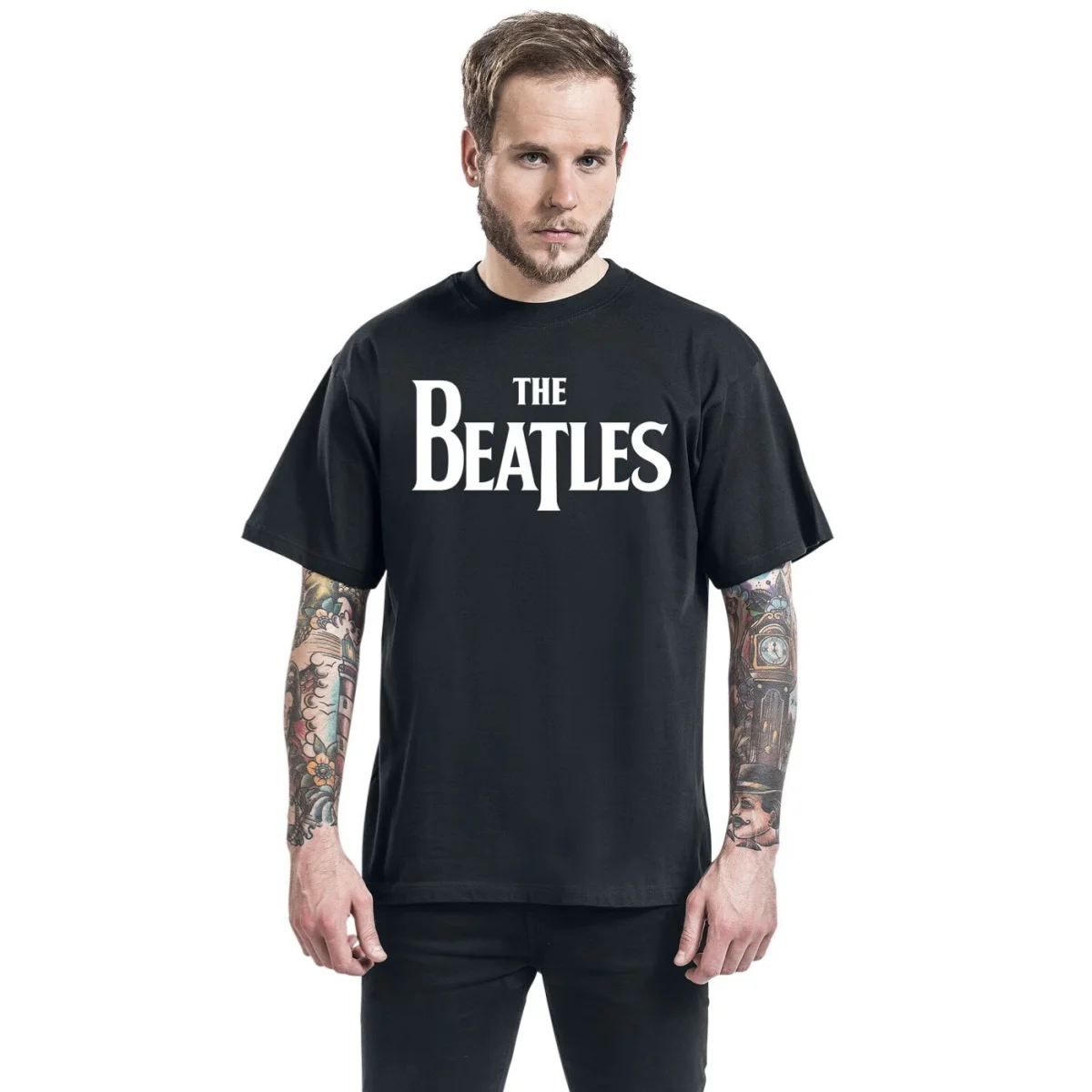 The Beatles Graphic Cotton T-shirt Unisex Summer Short Sleeve Fashion Brand Tee Luxury Casual Vintage Tees