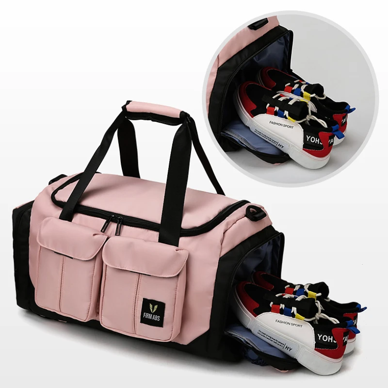 Sports Bags Large-capacity Fitness Bag 2024 New Portable Training Bag Short-distance Travel Multi-functional Travel Luggage Bag