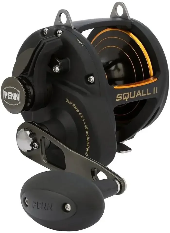 Squall II Level Wind Conventional Fishing Reel