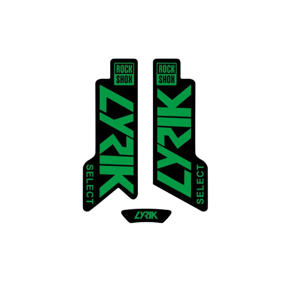 1Pc 2D Flat Front Fork Sticker Durable Removable Vinyl Decal Motorcycle Mountain Bike Exterior Styling Accessories