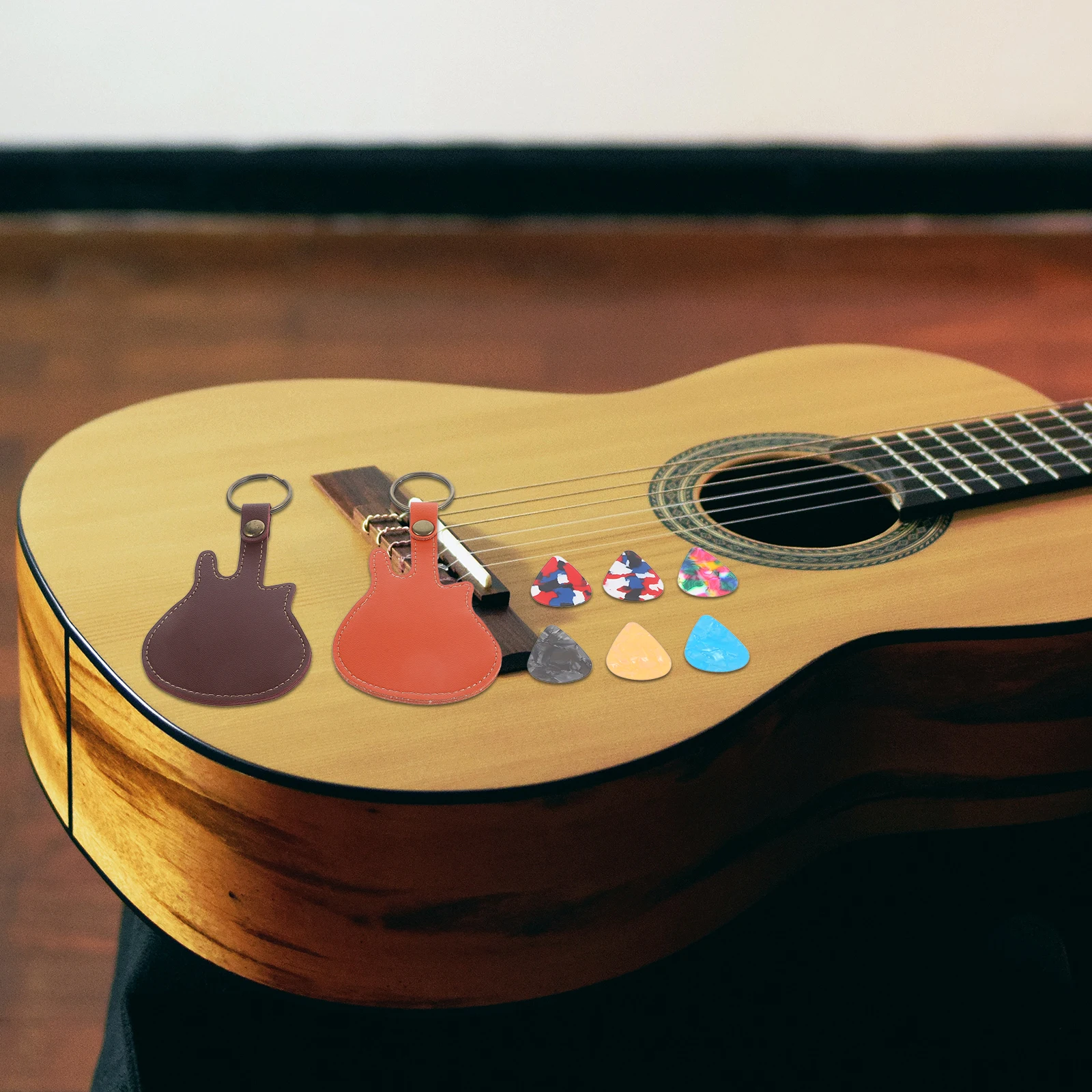 

Pick Storage Bag Guitar Holder Picks Plectrum Organizer Bags Cases Container Holders