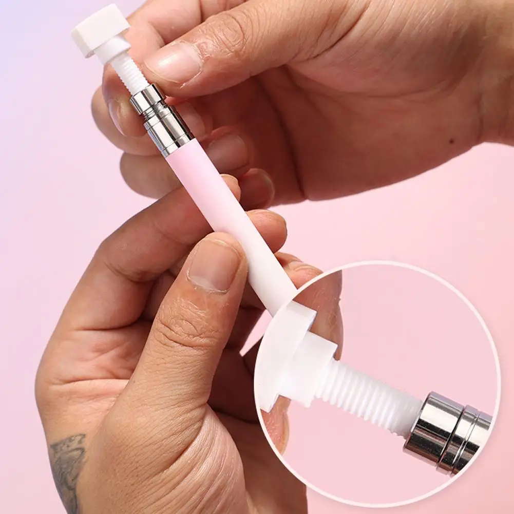 Art Painting Brushes Self-adhesive Wax Drill Bit Rotating Glue Dot Drill Pen DIY Diamond for Nail Art  Tool Accessories