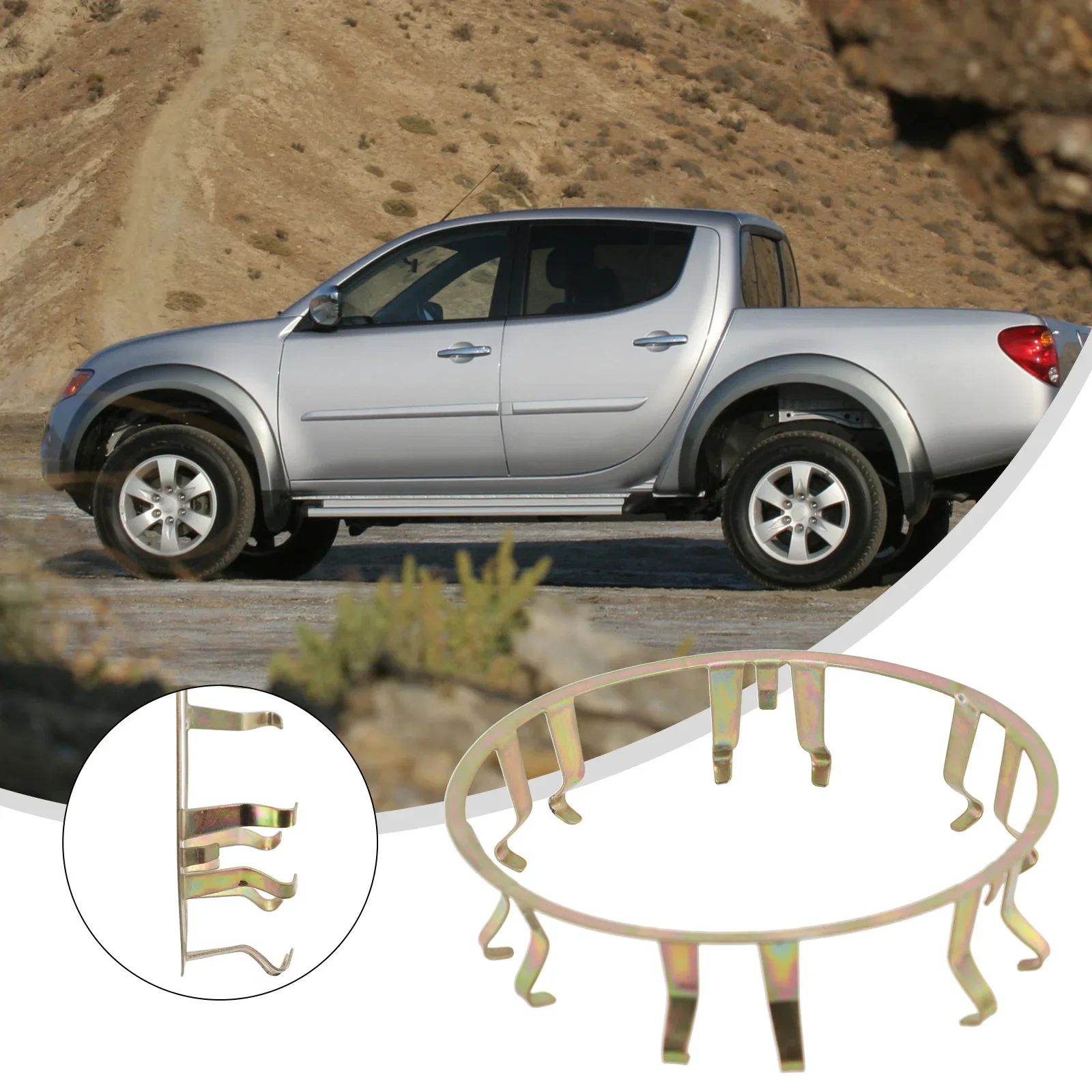 

Wheel Center Hub Cap Retainer Clip MB624908 Parts 1 X Accessories Brand New High Quality For Montero 1992-2002