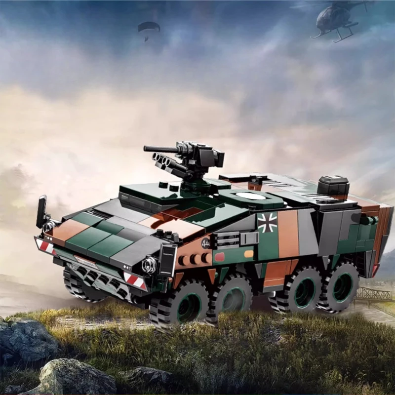 

SEMBO Лев пехотная боевая машина строительный блок танк детские развивающие игрушки ручной сборки коллекция модель украшения