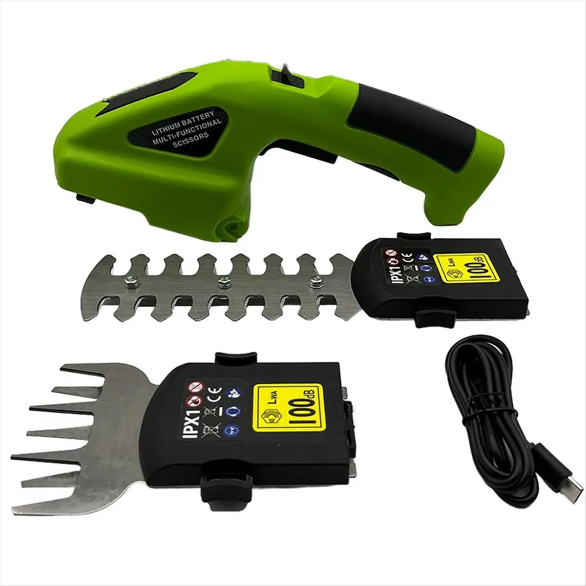 

【Promo】2 in 1 Cordless Grass Shear and Electric Hedge Trimmer with 2000mAh Battery Garden Tool
