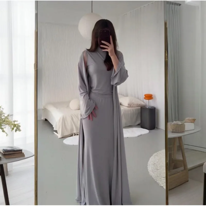 レディース3点セット タイトで万能な通勤スカート スリムトップ ジャケット おしゃれな四季対応 大人服セット