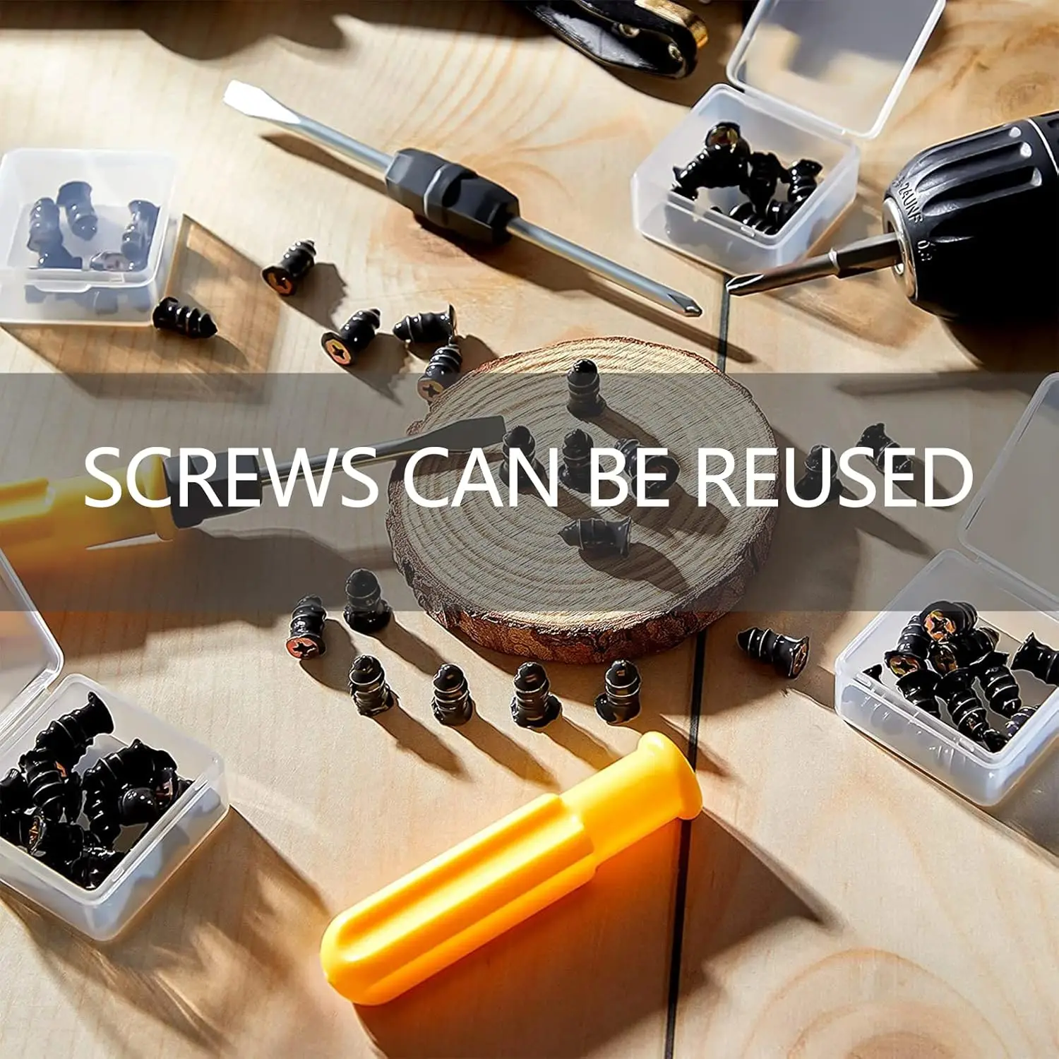 10 Pieces Rubber Nail for Bike Tires, Rubber Nails for Tire Repair, Vacuum Tire Repair Nails with Screwdriver, Tire Repair Kits