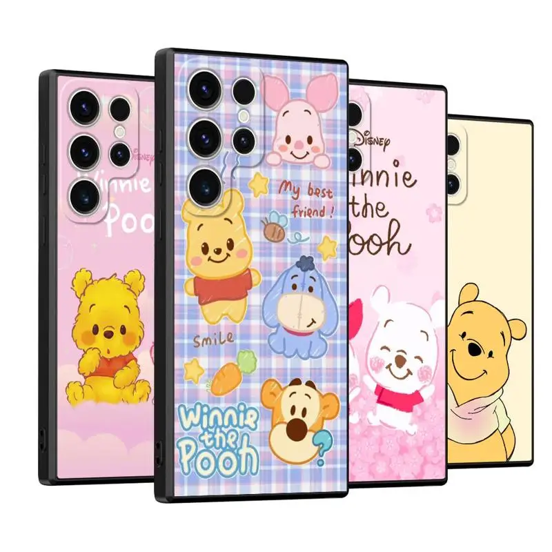 Bär Winnie die Pooh Handy hülle für Samsung Galaxy S23 Ultra S22 S21 Fe S20 S10 S10E Note 20 10 plus