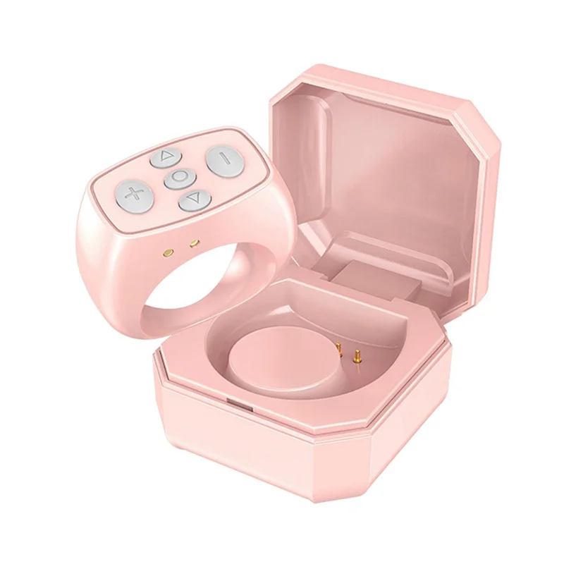 【NEU】Ring Handy Bluetooth Fernbedienung Mini Ladehülle Kamera Fernauslöser für Fernbedienung E-Book Seite drehen C
