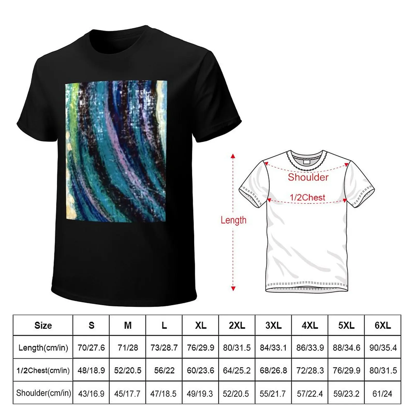 Turquoise T-Shirt Summer Casual Loose T-Shirt