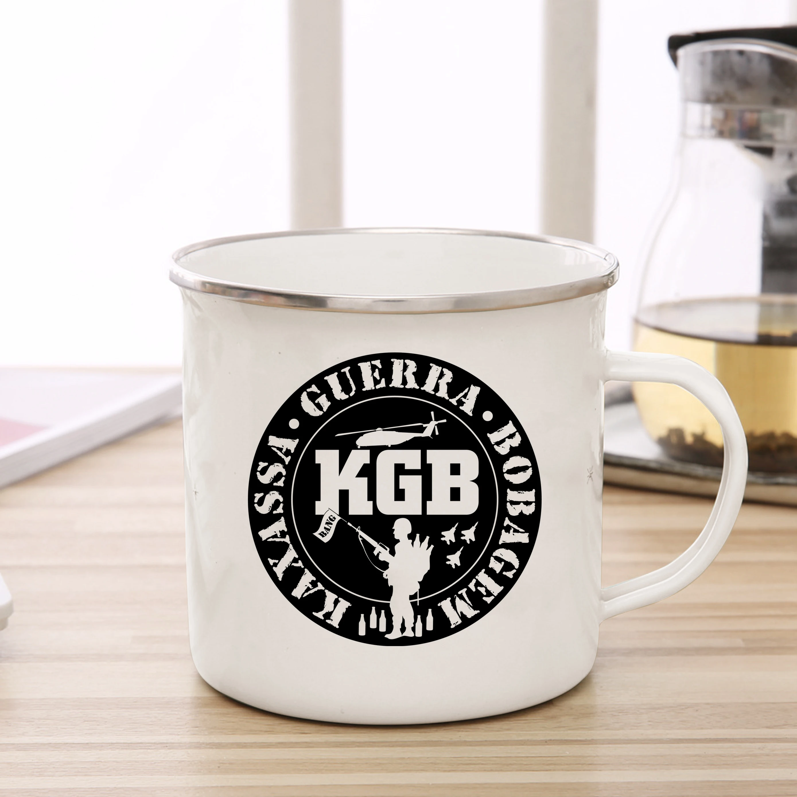 FSB روسيا خدمة الأمن الفيدرالي المينا كوب KGB لجنة الأمن الدولة 11oz القهوة القدح مروحة كوب تذكارية