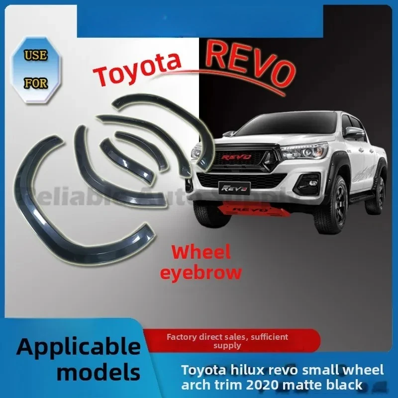 

For Toyota REVO 2020 Wheel Arch Trim Premium Thickened ABS Material Heavy Duty Off Road Protection Parts Easy Installation