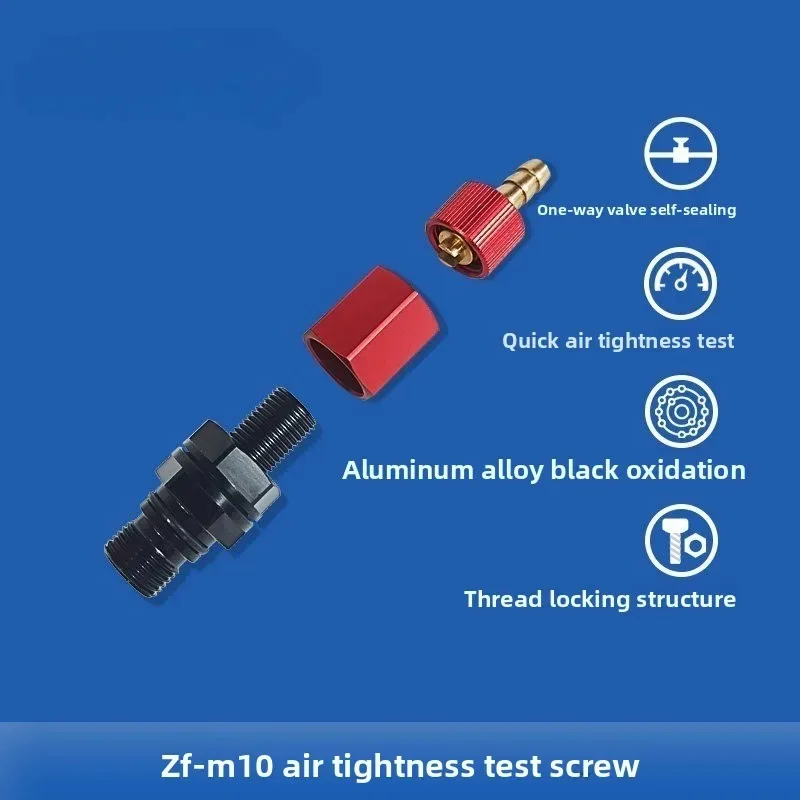 M10 Airtight Test Nozzle Sealed Test Cabin Exhaust Vacuum Valve Self-sealing Check Valve PRV Check Valve